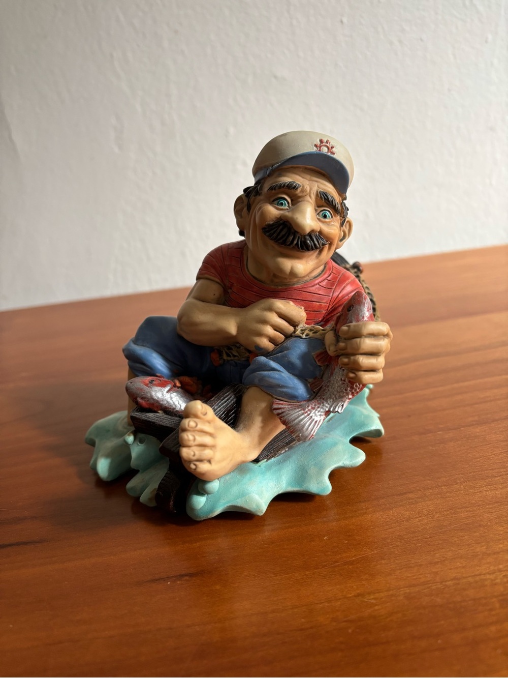 Fisherman figurine designed by Guillermo Forchino Made in Italy - Picture 8 of 8